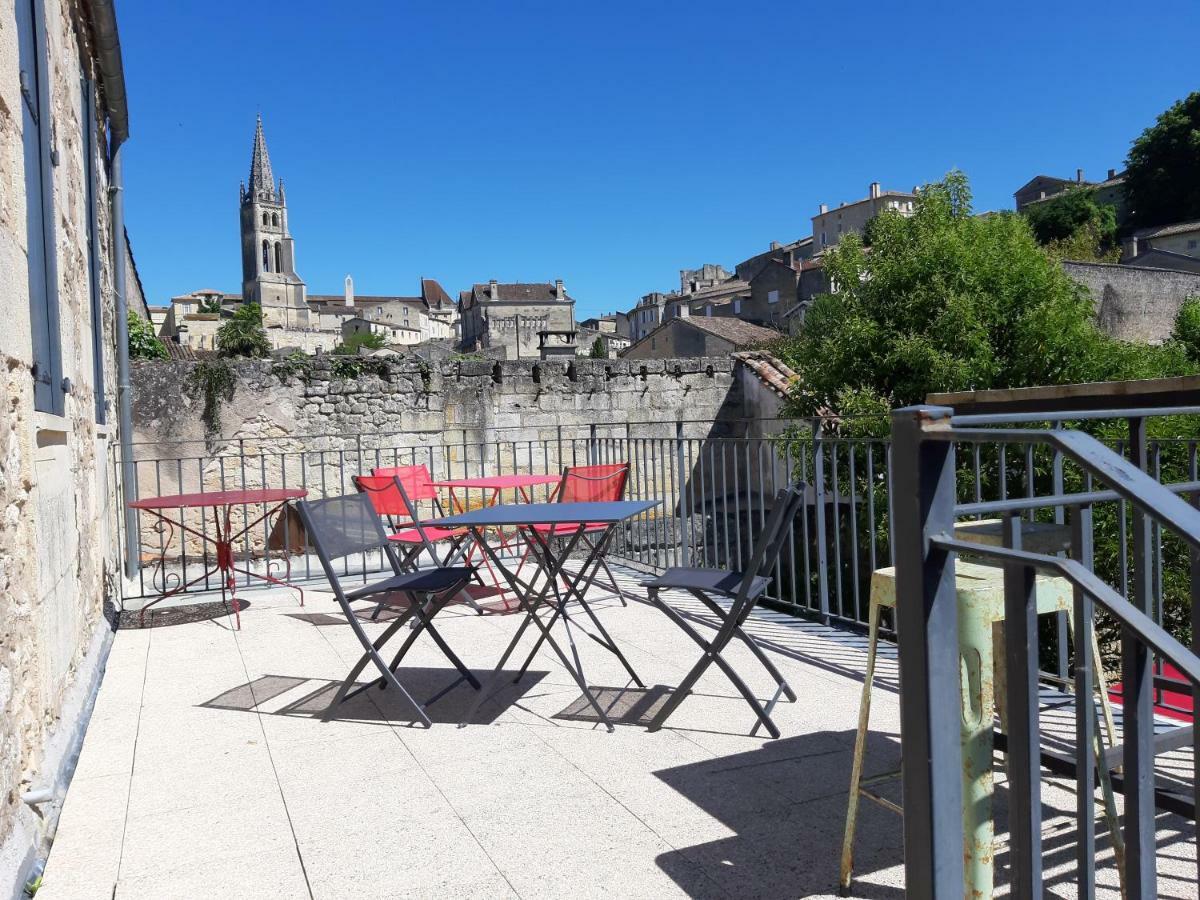 Les Logis Des Vignobles Saint Emilion En Duplex N 2 Avec Terrasse Lejlighed Eksteriør billede